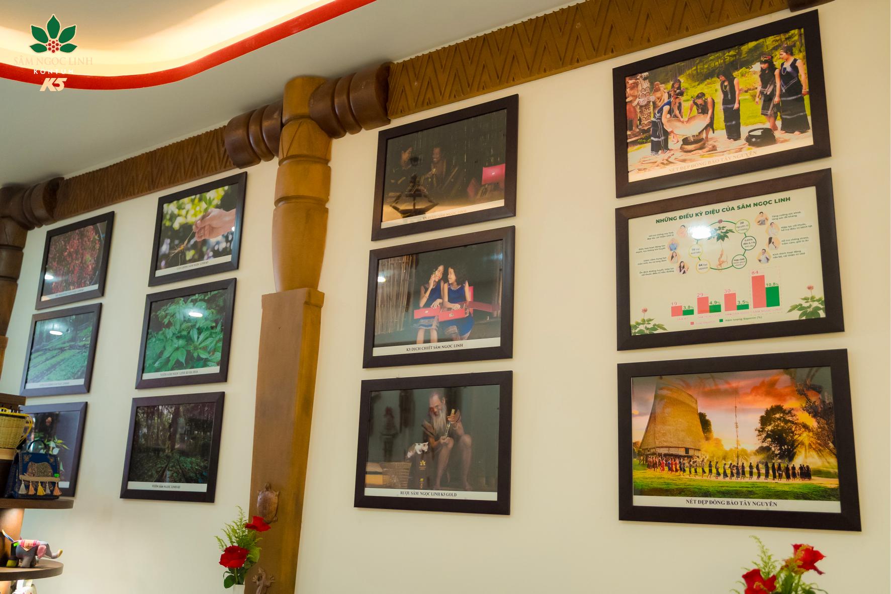 Trang trí bên trong showroom Quảng Ngãi.
